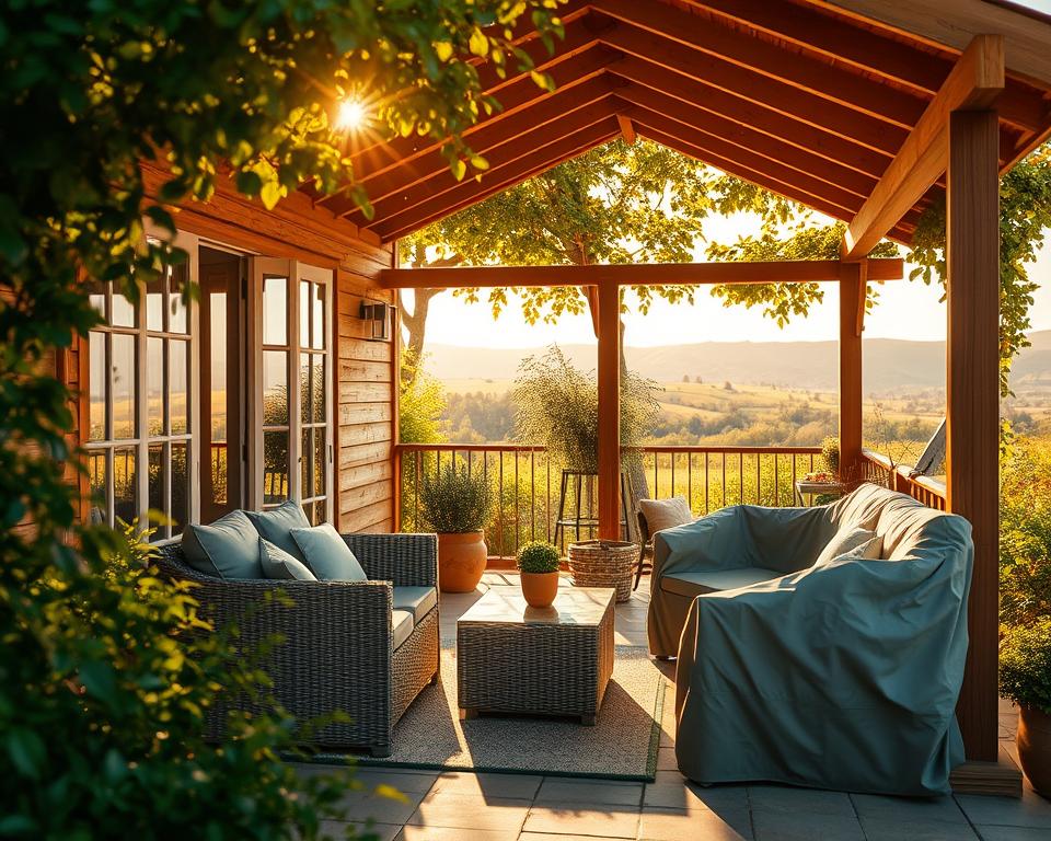 furniture protection weatherproofing summerhouse