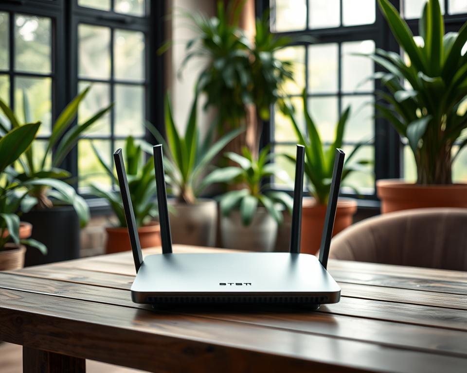 modern router for garden office wifi