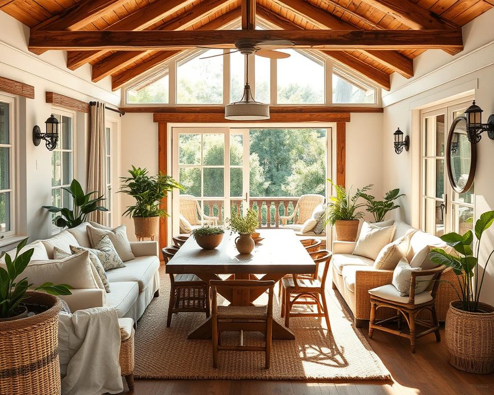 summer house interior styling