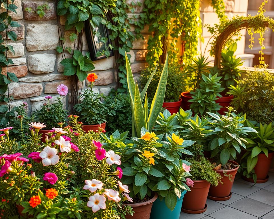 terrace plants container gardening design