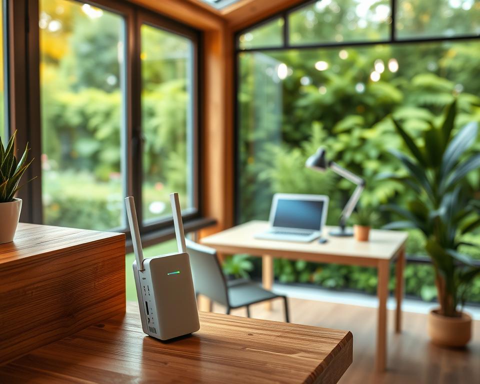 wifi extender placement for garden office