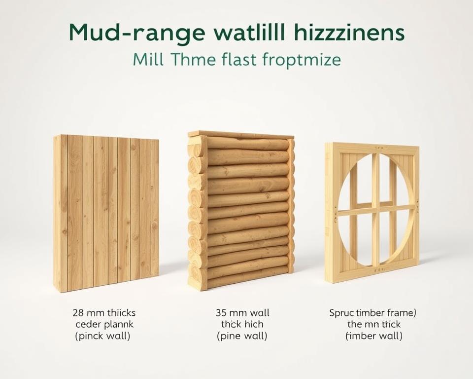 Mid-Range Wall Thickness Options for Garden Buildings