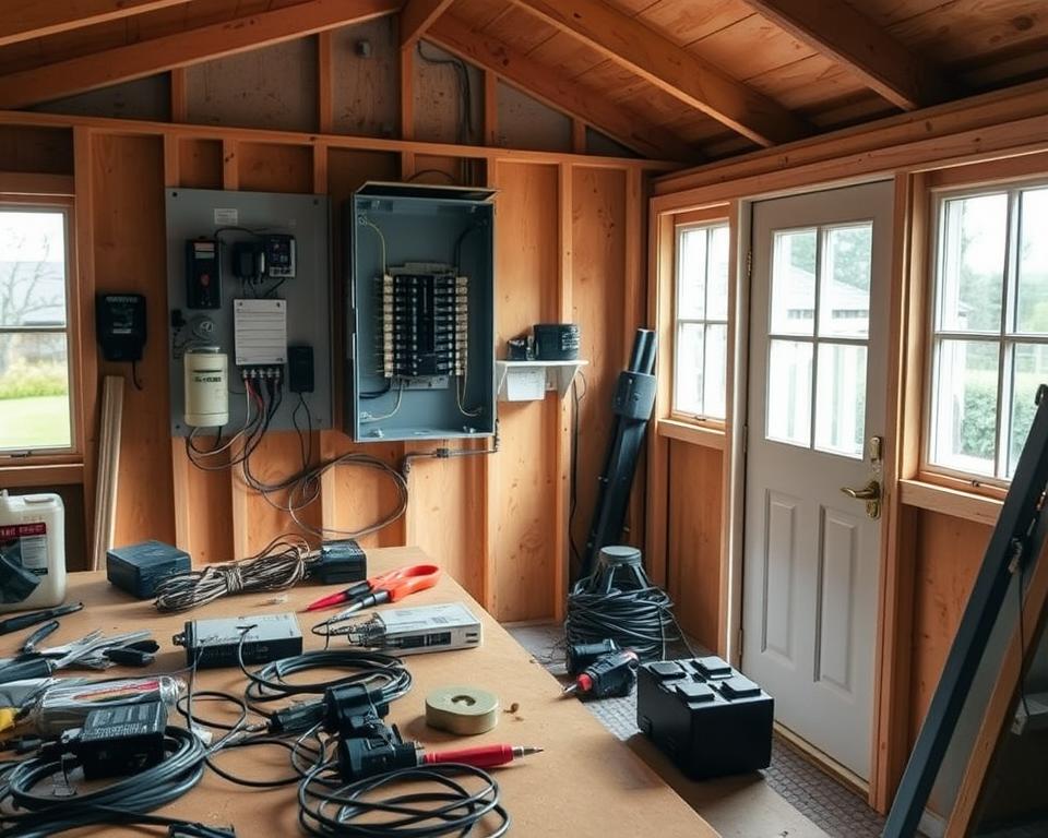 DIY shed electrics DIY shed electrics