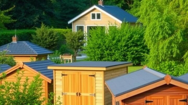 Garden Sheds: Explore Roof Designs & Styles