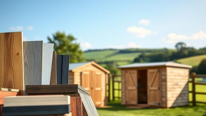 Choosing the Right Shed Cladding for Your Needs