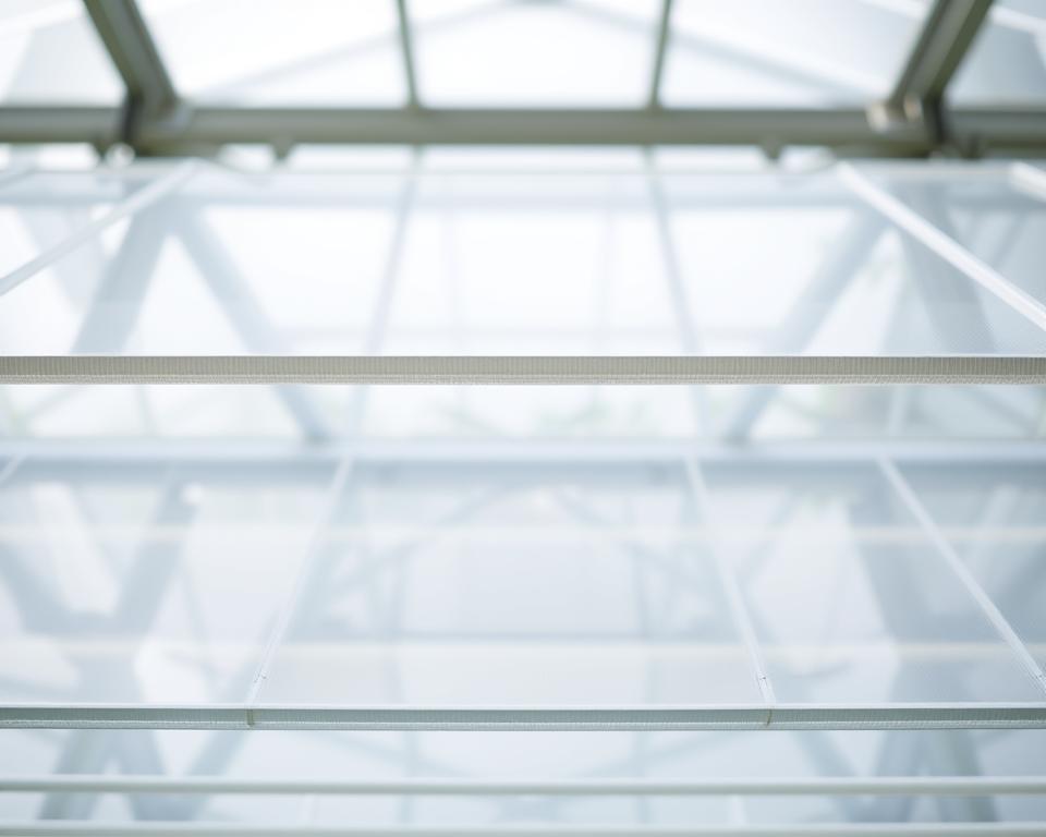 clean polycarbonate panels