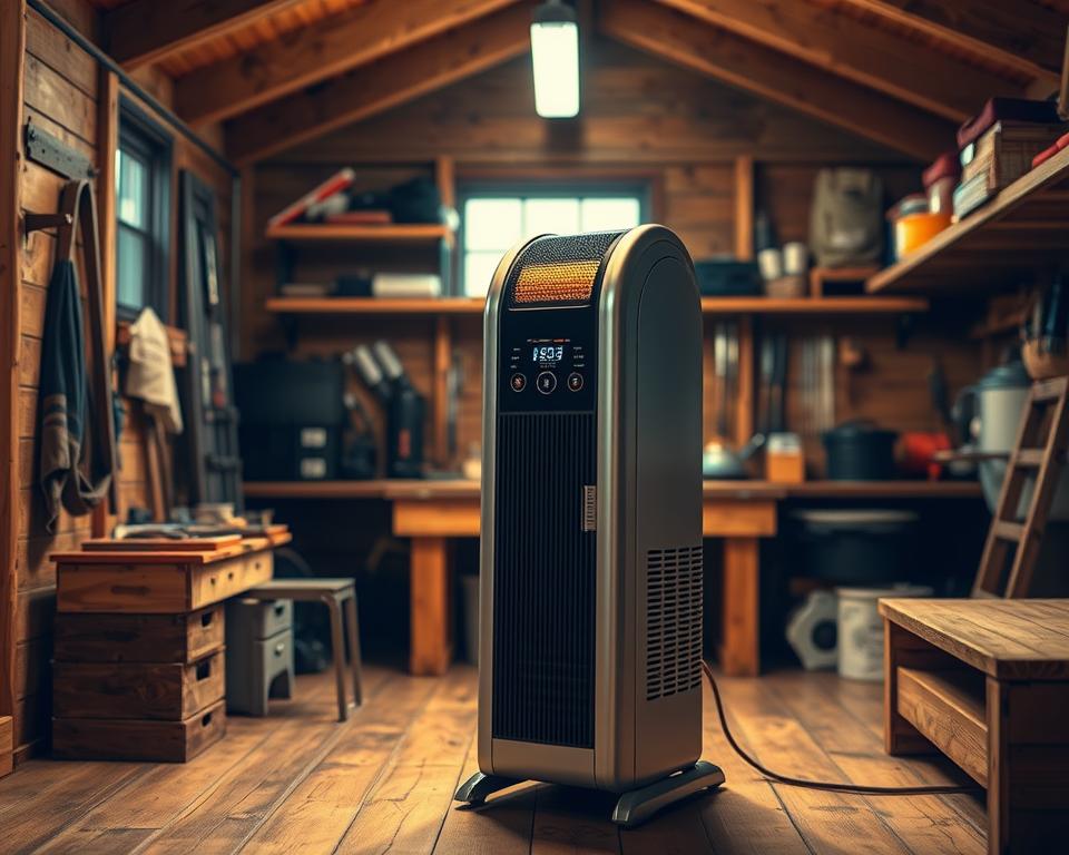 energy-efficient shed heater