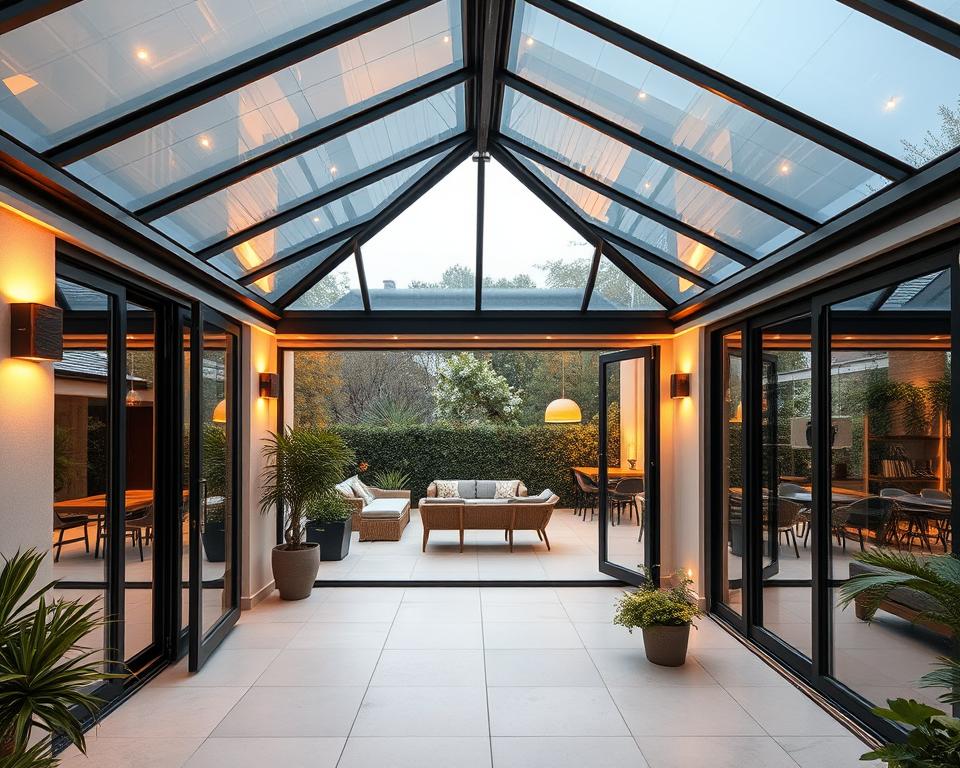 glazed terrace roof glazed terrace roof