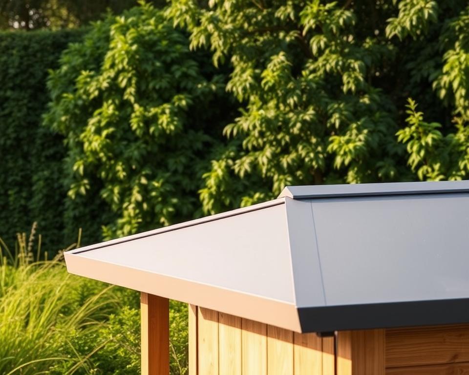 low-profile shed roof