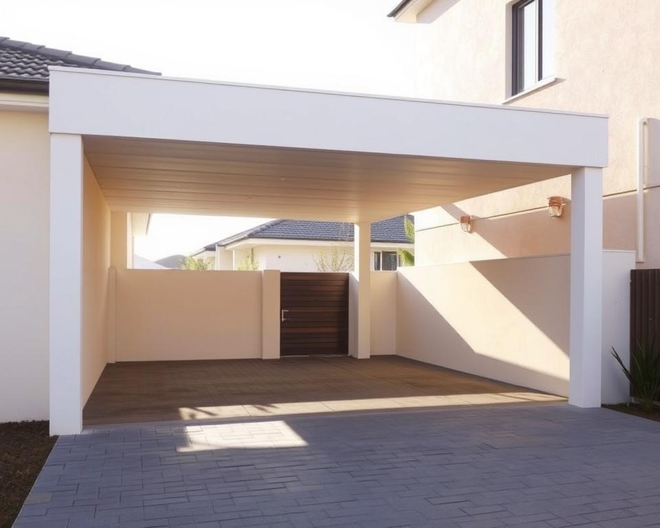 party wall carport