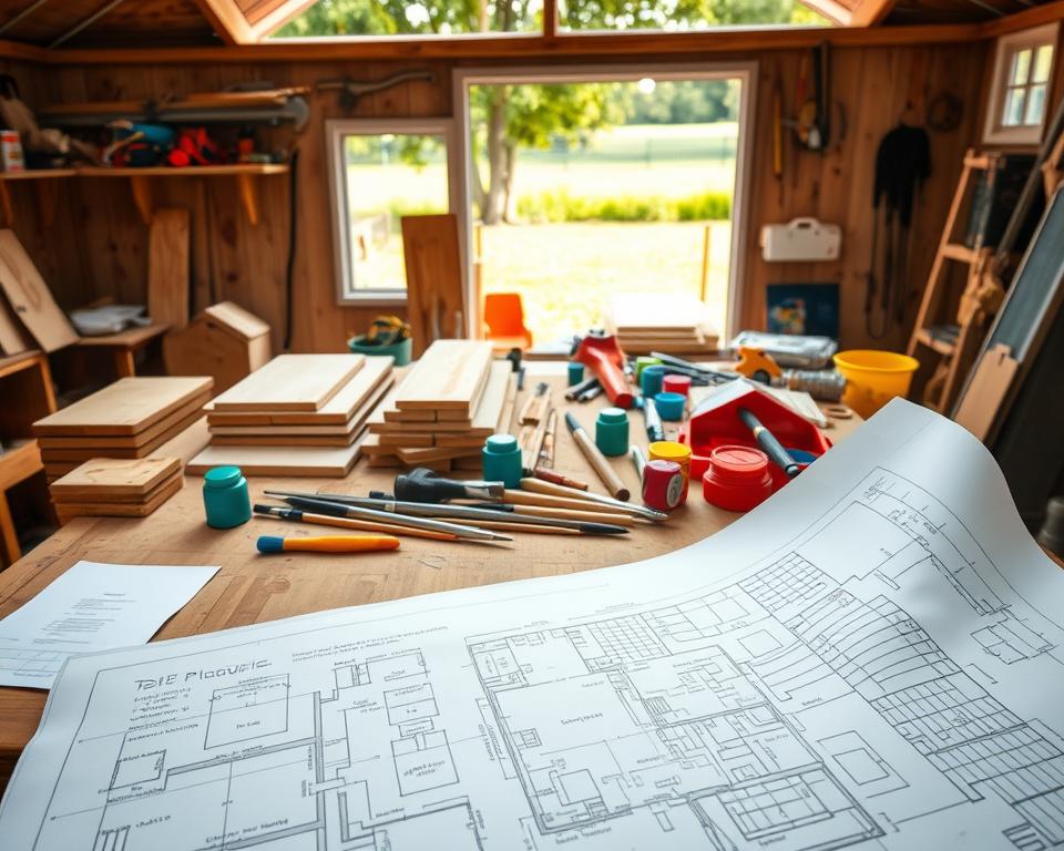 playhouse materials planning