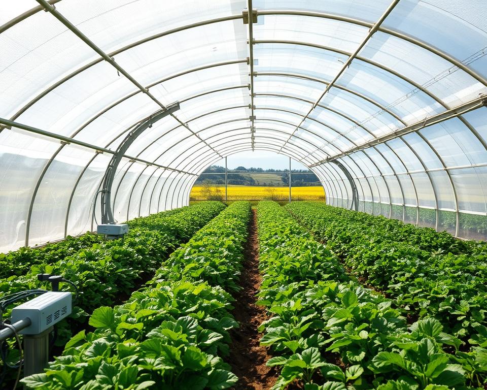 polytunnel temperature control