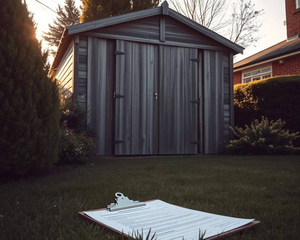 retrospective planning permission shed