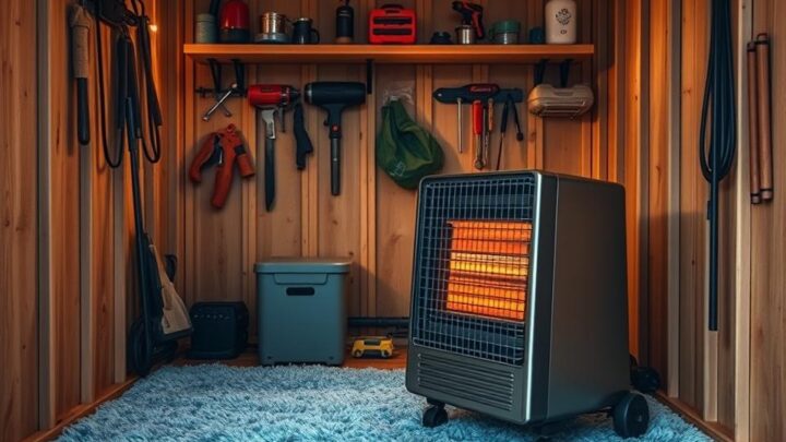 Efficient Shed Heaters for Cosy Workspaces