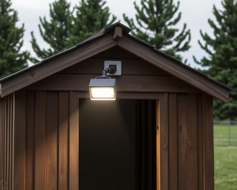 shed lighting deterrent