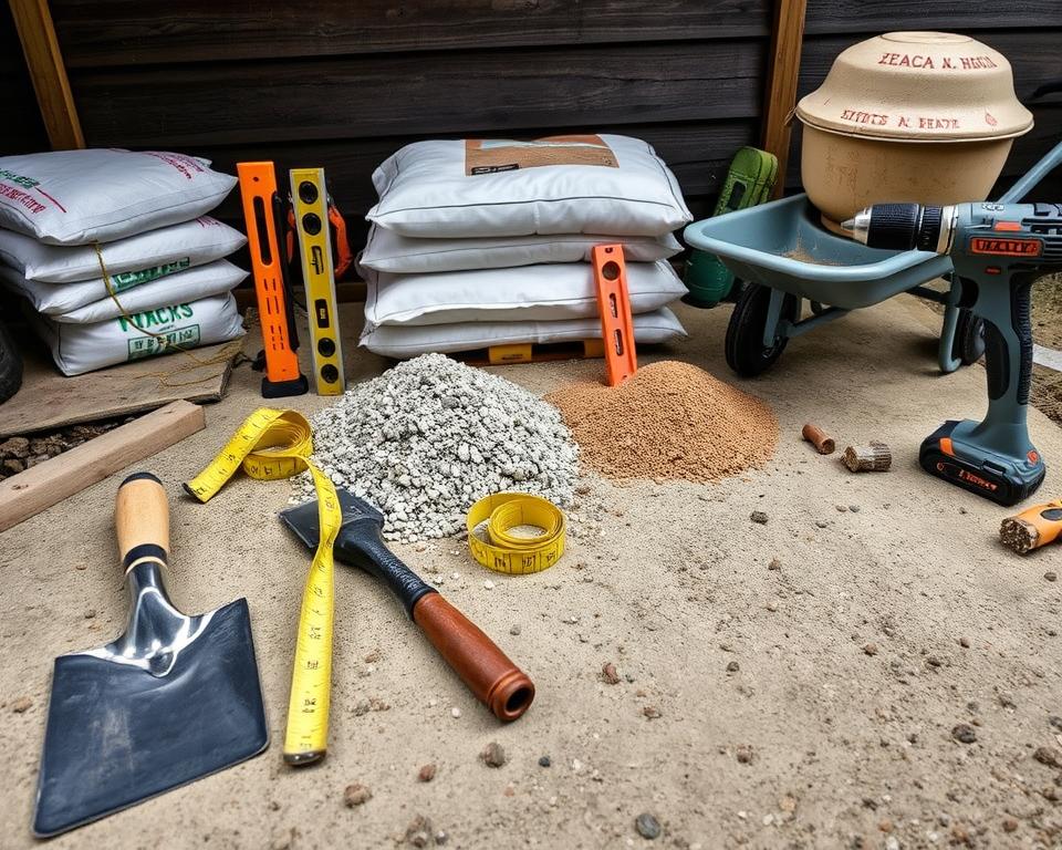 tools for shed base