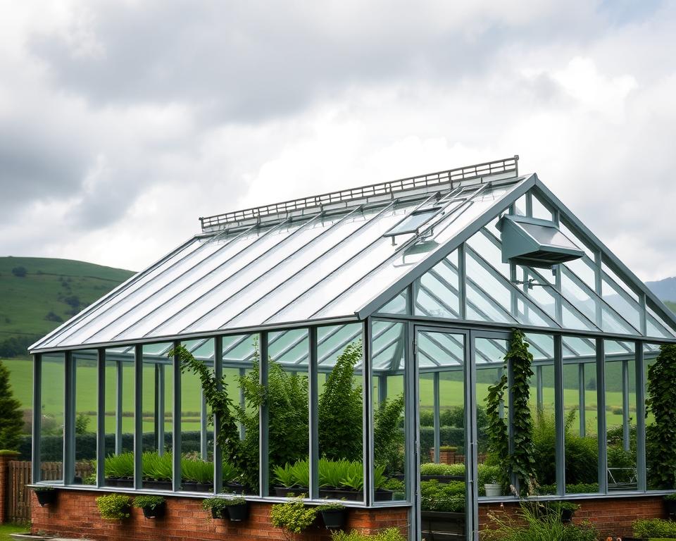 windproof greenhouses UK