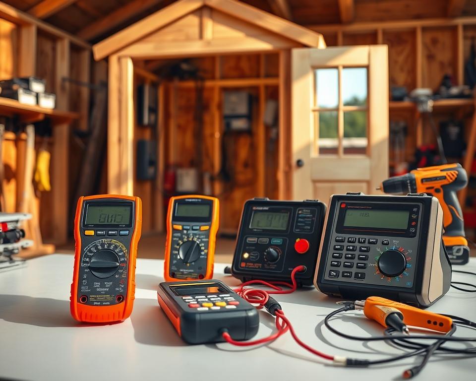 Electrical Testing Equipment for Summerhouse Installation Electrical Testing Equipment for Summerhouse Installation