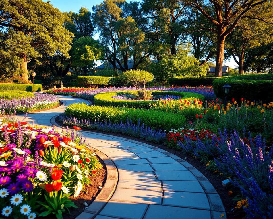 Garden Pathways and Border Design