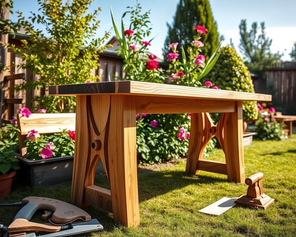 How to Build a Wooden Garden Table (DIY Guide)