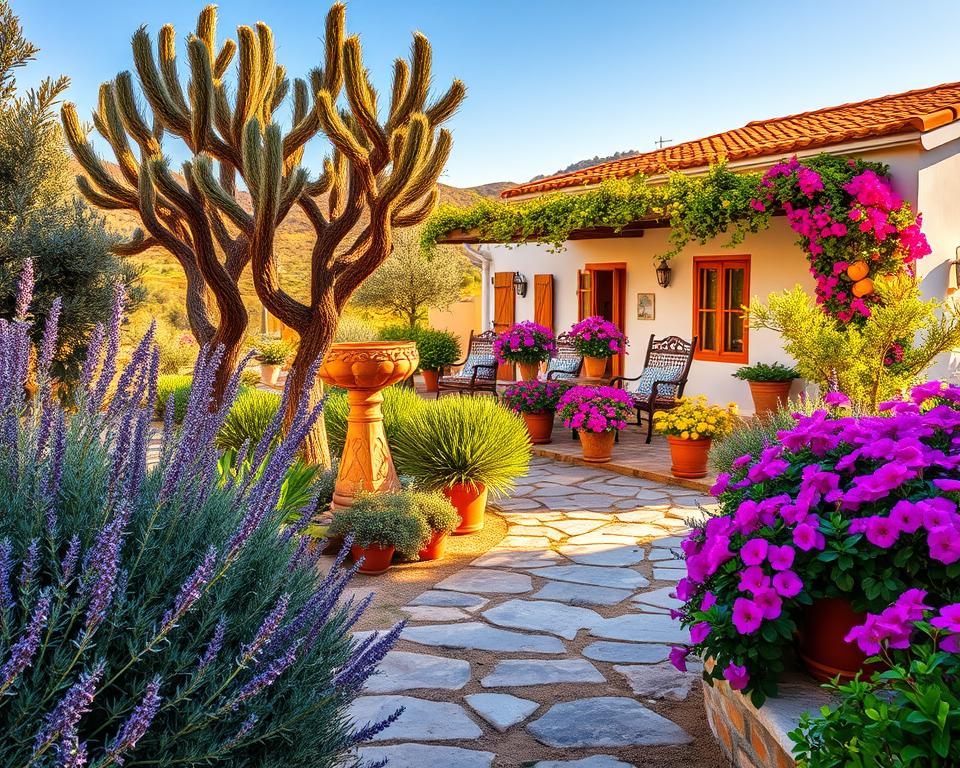 Mediterranean garden