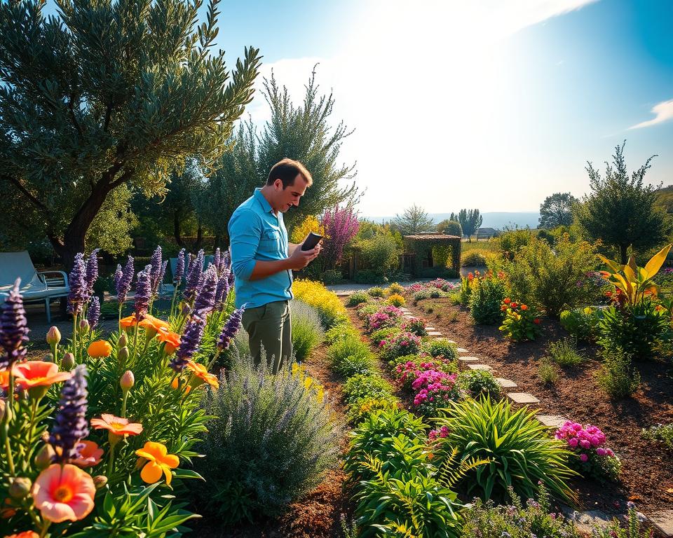 Mediterranean garden pest management