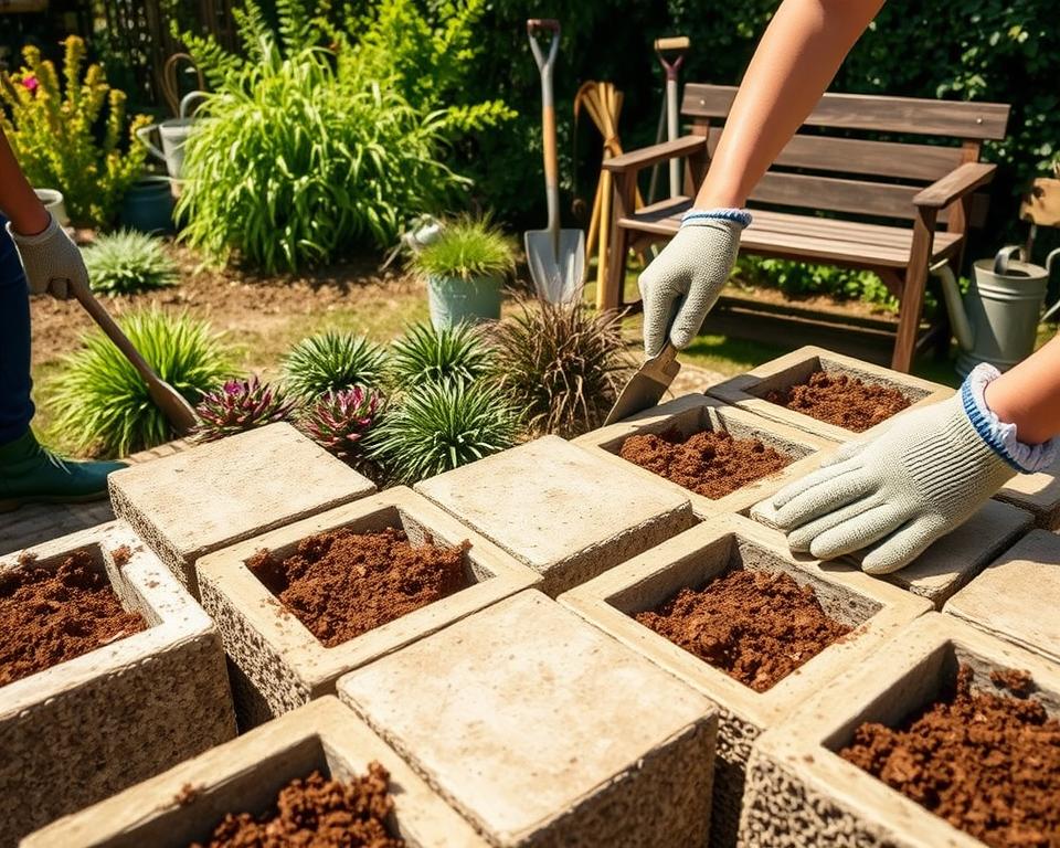 Preparing Concrete Planters for Gardening