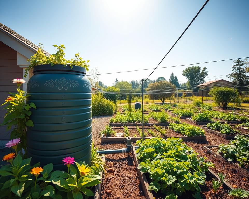 Rainwater Harvesting Garden System