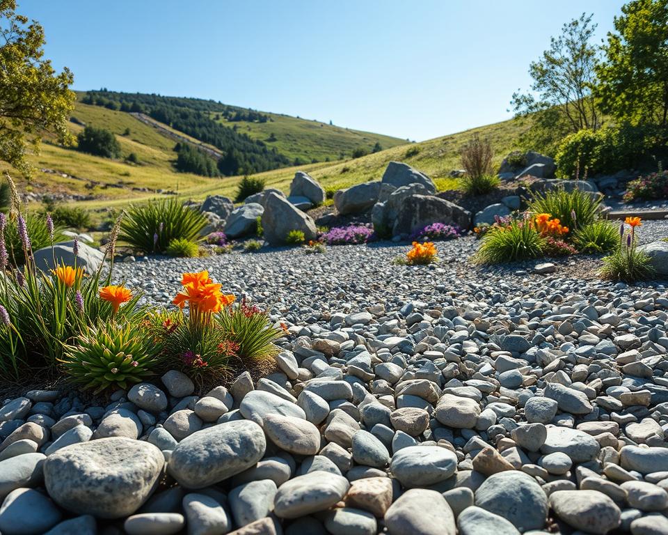 Rock garden site selection