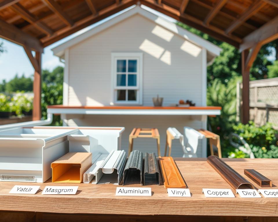 Summerhouse Gutter Materials Comparison Summerhouse Gutter Materials Comparison