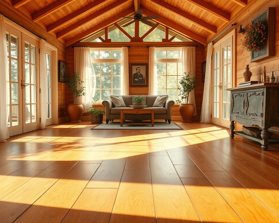 Timber Flooring for Summerhouse
