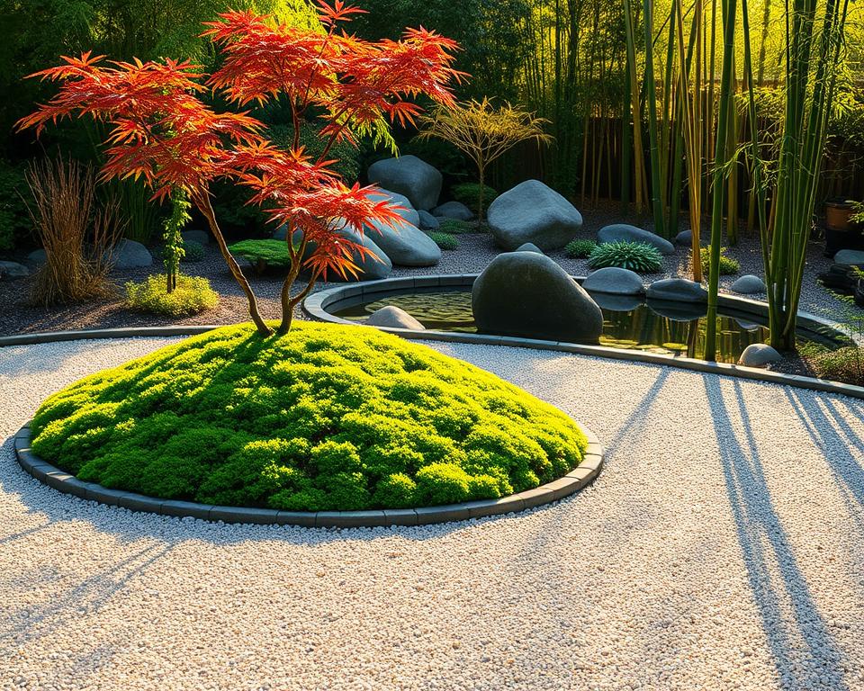 Zen garden plants