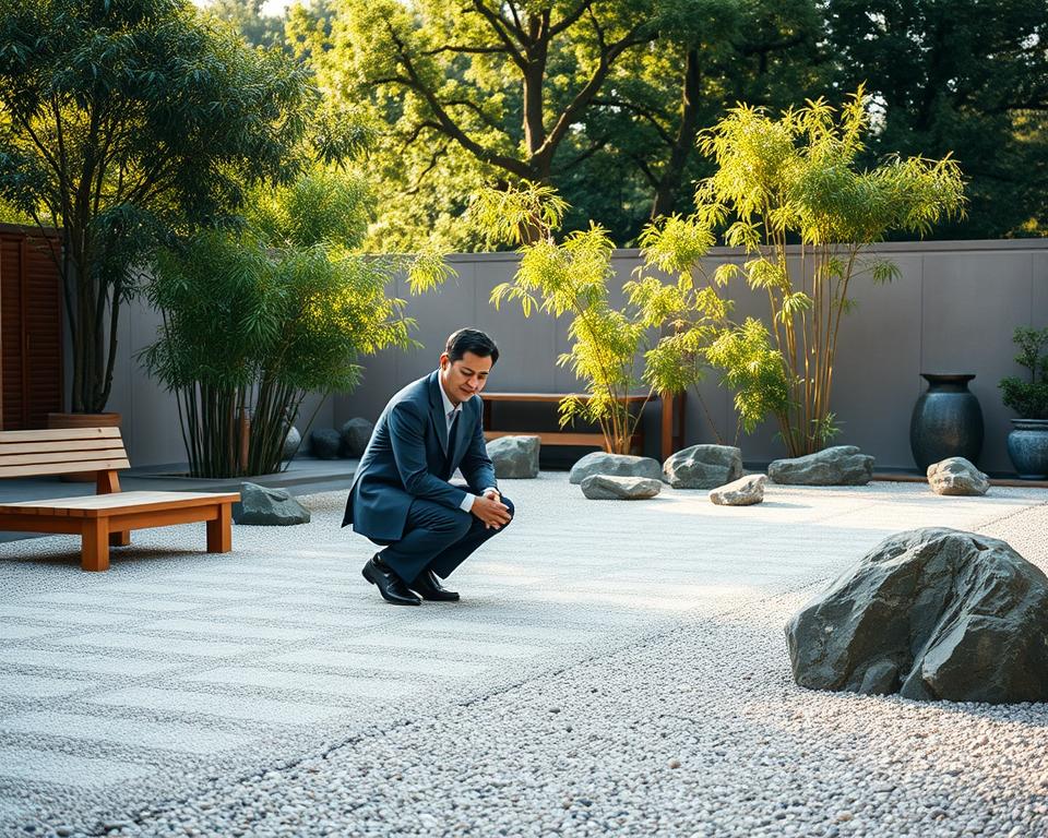 assessing Zen garden space
