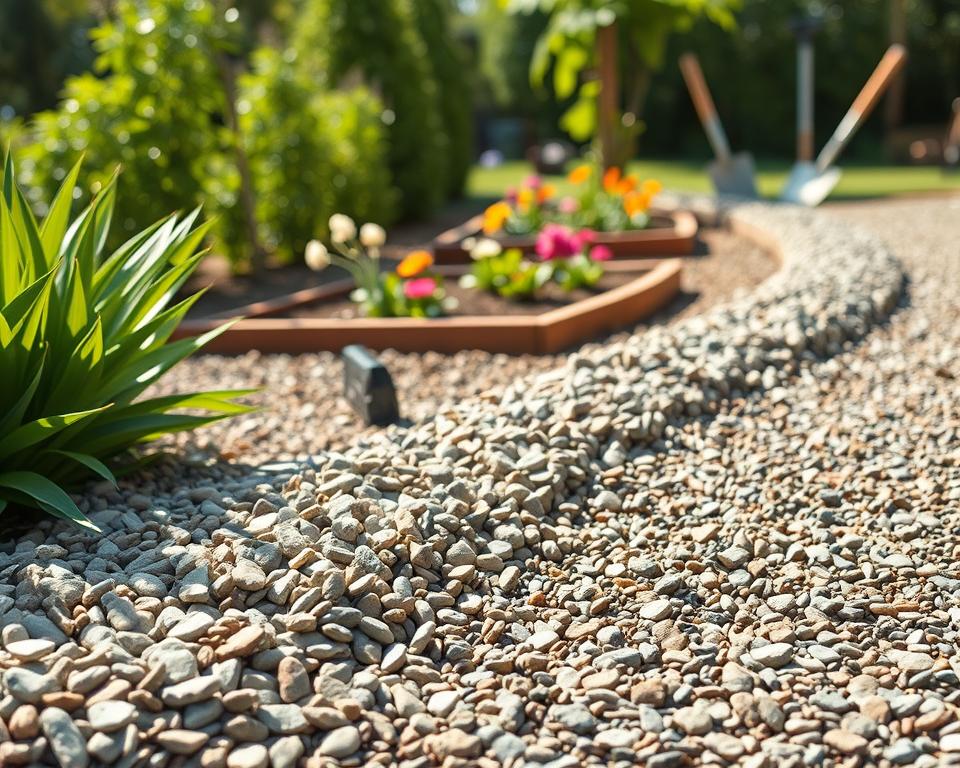 gravel garden edging materials