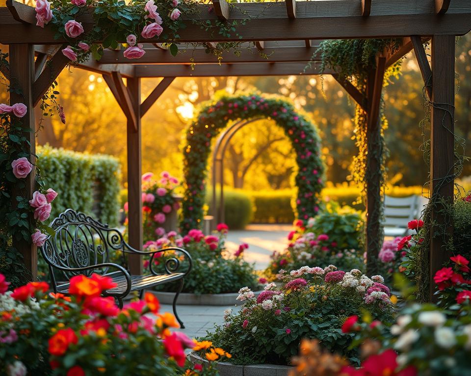romantic garden structures