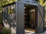 Balancing Windows, Visibility and Security in Metal Garden Sheds – Guide to Balancing natural light and security in metal garden sheds