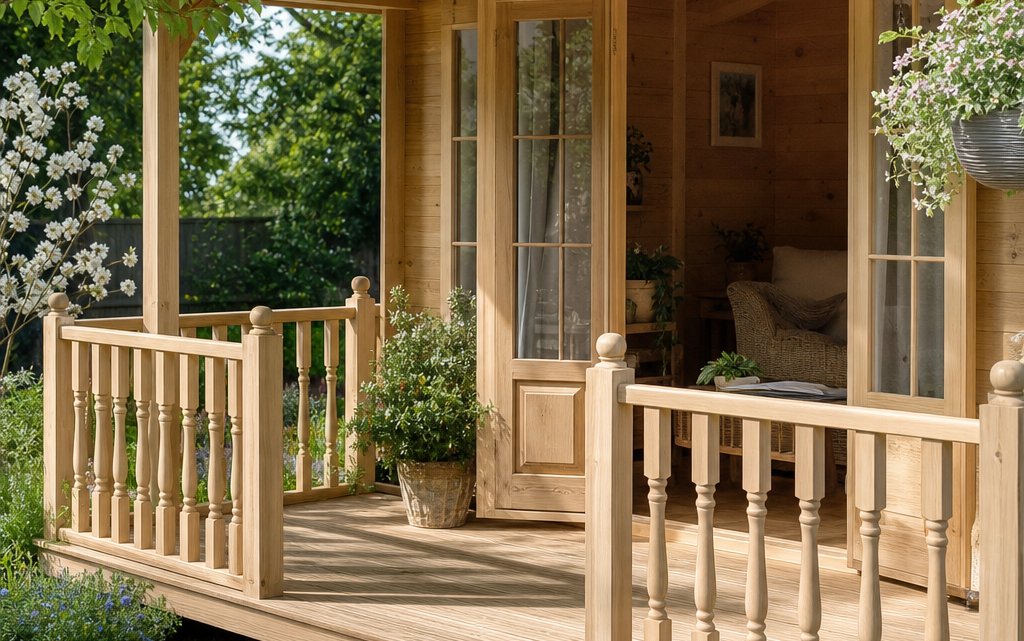 Balustrades and Everyday Safety on Timber Summerhouse Verandas