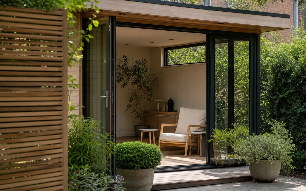 Daylight and Privacy Considerations for Glazed Garden Summer Houses