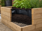Drainage, liners and compost planning for timber garden planters – Guide to Drainage and liner planning for freestanding timber garden planters