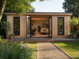 Entrance Door Layouts for Timber Garden Cabins – Guide to Planning entrance doors, daylight and threshold wear in timber garden cabins