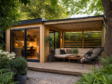 How open-sided canopy space can support garden cabin use – Guide to Zoning open-sided canopy areas beside garden cabins