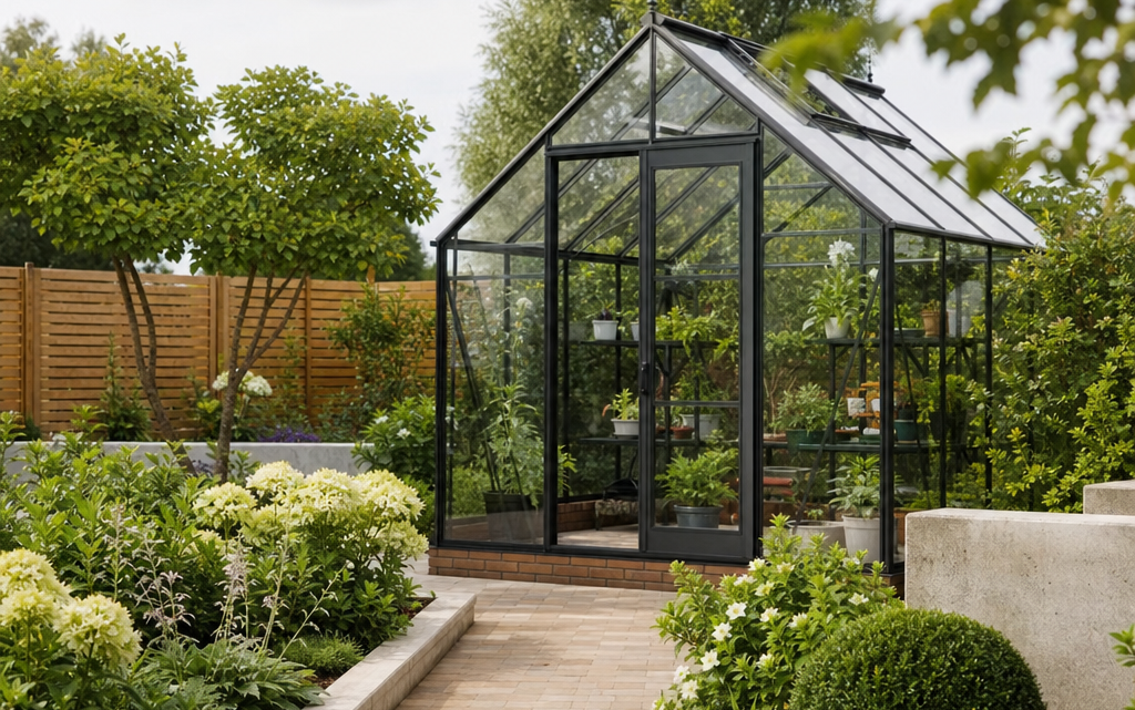 How to Make a Small Aluminium Greenhouse Sit Comfortably in the Garden