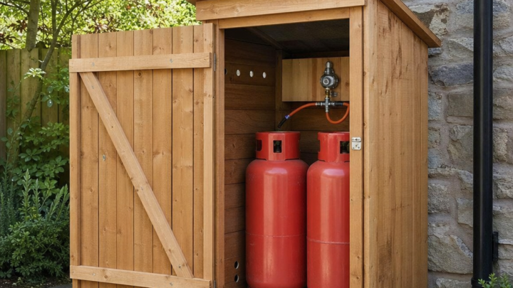 How to plan safe outdoor storage for garden gas cylinders