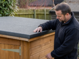 Inspecting Mineral-Felt Roofs on Timber Garden Stores