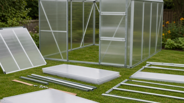 Panel Handling and Assembly Planning for Polycarbonate Greenhouses