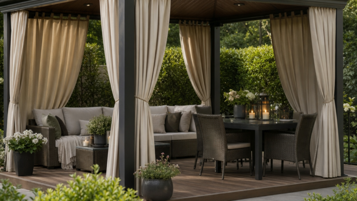 Planning Gazebo Curtains for Shade, Privacy and Everyday Use