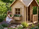 Planting Around Children's Wooden Playhouses – Guide to Child-safe planting and window boxes around wooden playhouses