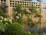 Planting Around Trellis-Topped Timber Fence Panels – Guide to Planting schemes for trellis-topped timber fence panels