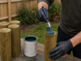 Protecting Cut Ends on Timber Fence Posts Before Installation – Guide to Cut-end treatment for pressure-treated timber fence posts