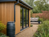 Rainwater Run-Off and Guttering for Pent-Roof Garden Rooms – Guide to Managing rainwater run-off on pent-roof timber garden rooms